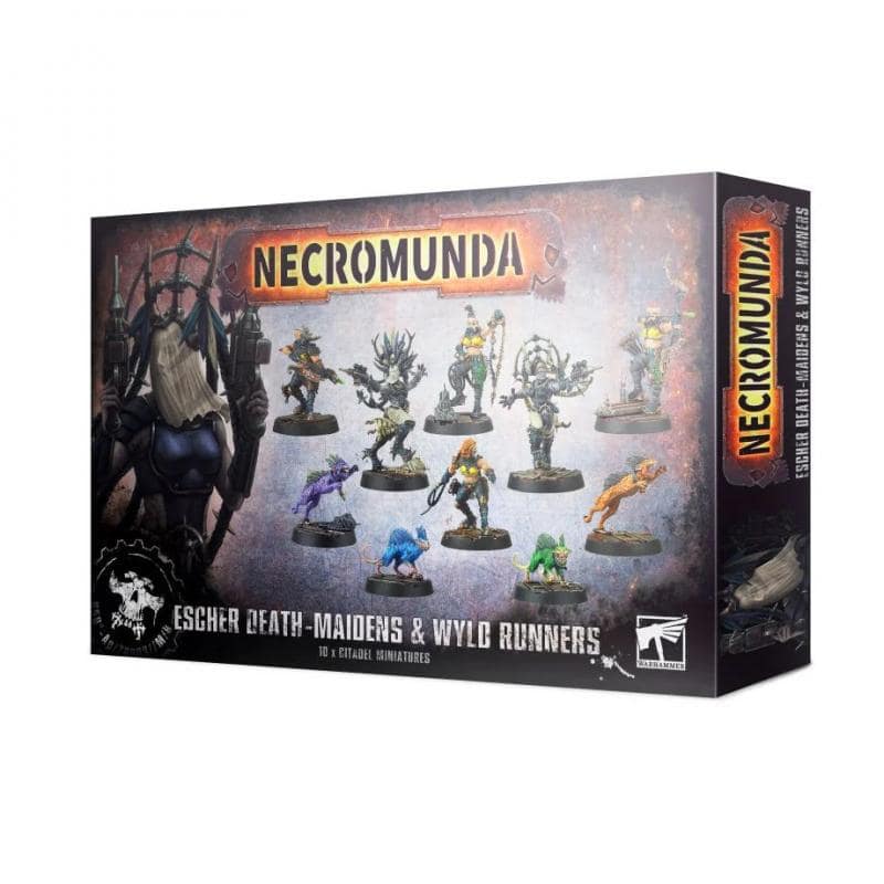 Warhammer Necromunda &ndash; Miniature ESCher DEATH MAIDENS AND WYLD RUNNERS